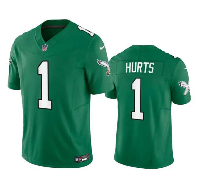Youth Philadelphia Eagles #1 Jalen Hurts Green 2023 F.U.S.E. Stitched Football Jersey,We sell and wholesale Youth Philadelphia Eagles #1 Jalen Hurts Green 2023 F.U.S.E. Stitched Football Jersey on line form chian!